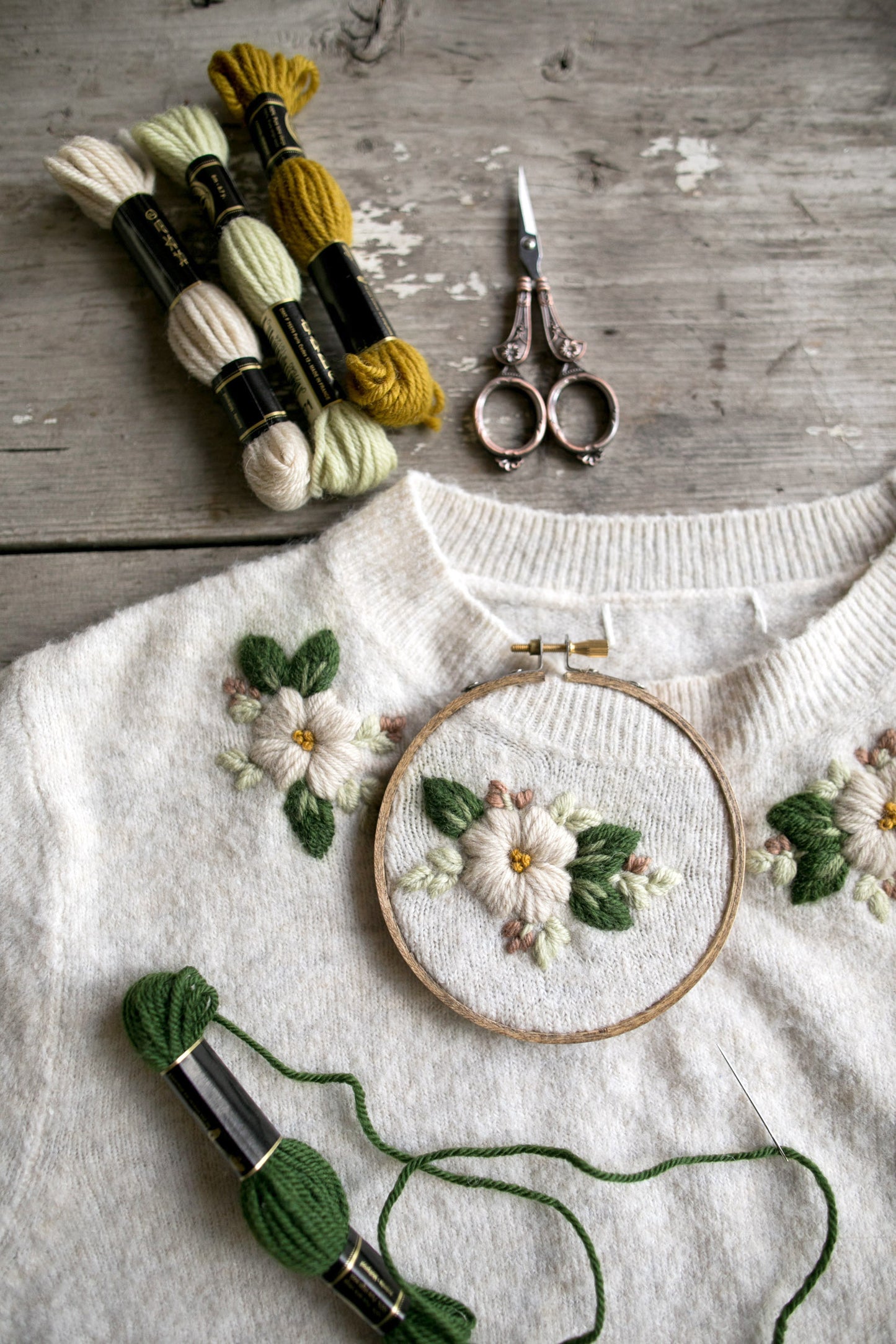 The Embroidered Closet: Tapestry Wool Bundle