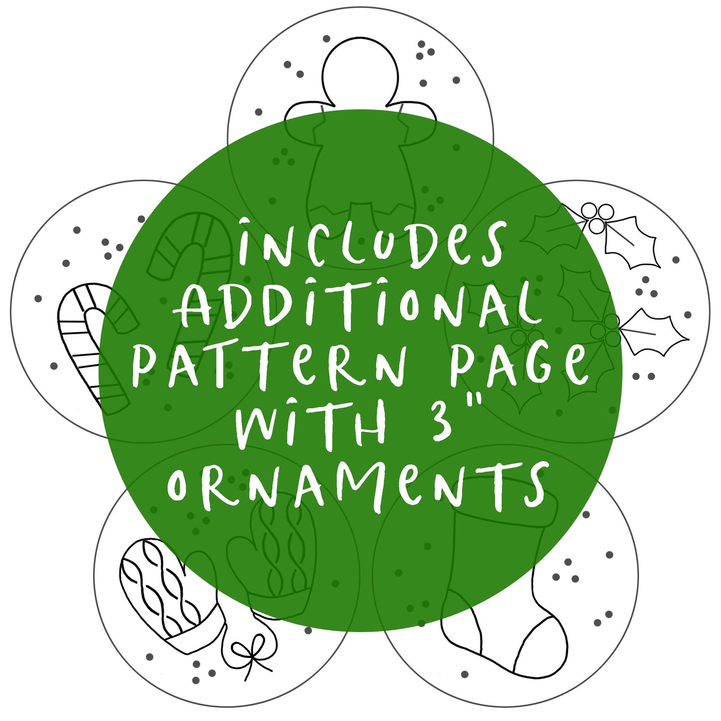 Christmas Embroidery Pattern. Intermediate Embroidery pattern. PDF Digital Download. 7" embroidery hoop. DIY christmas decor. Christmas gift