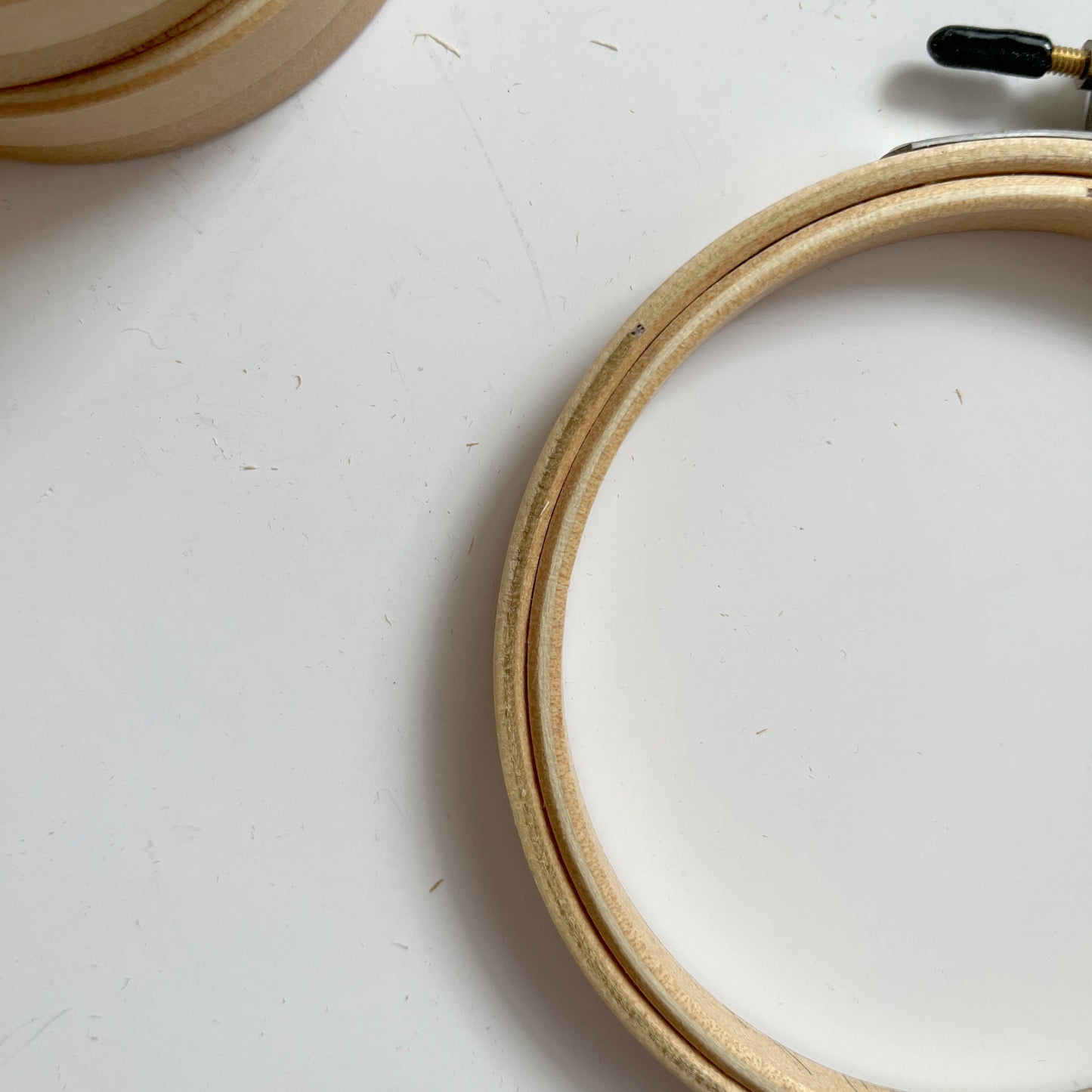 "Seconds quality" wooden Embroidery Hoops