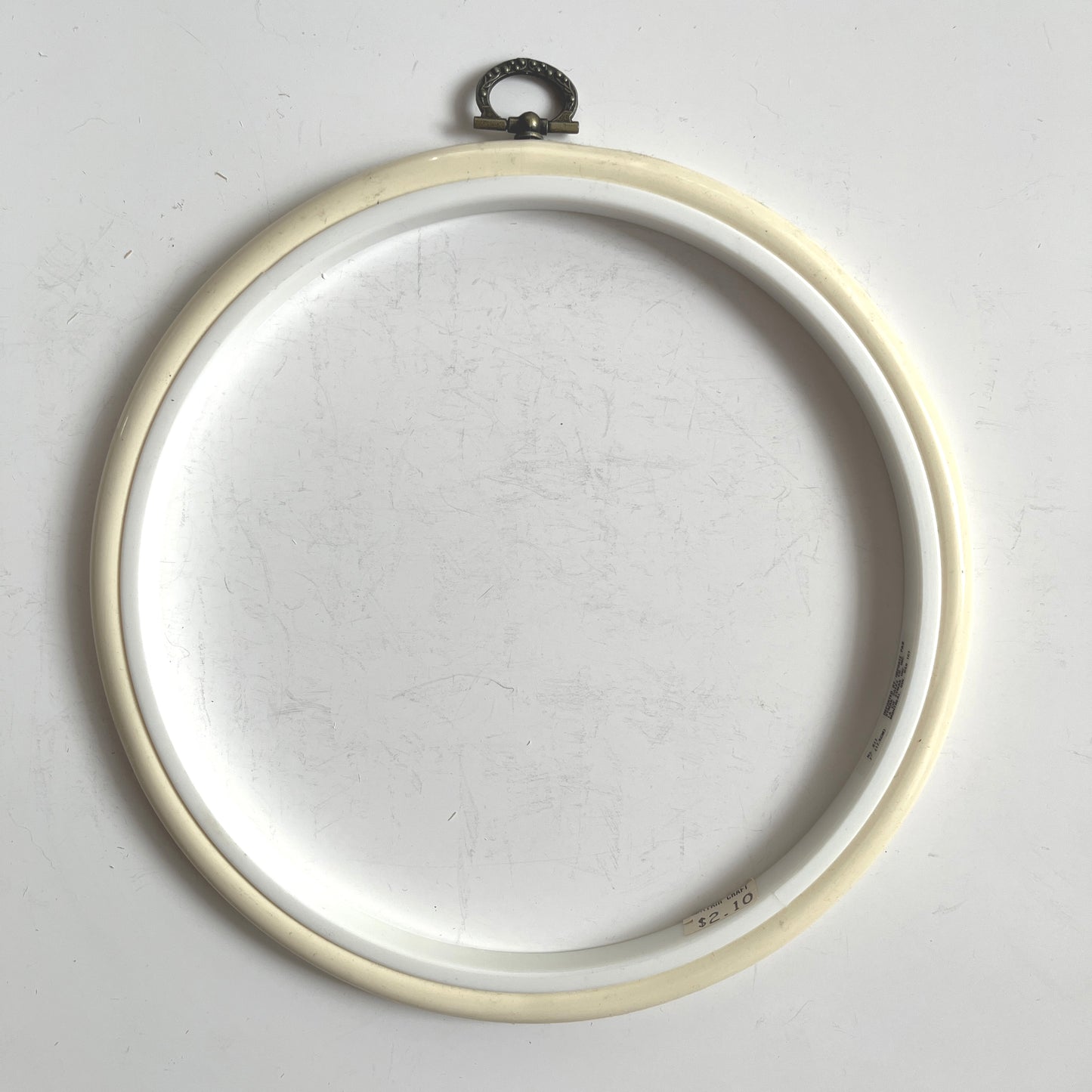 Random Embroidery Hoops - Vintage, thrifted, large sized, oval