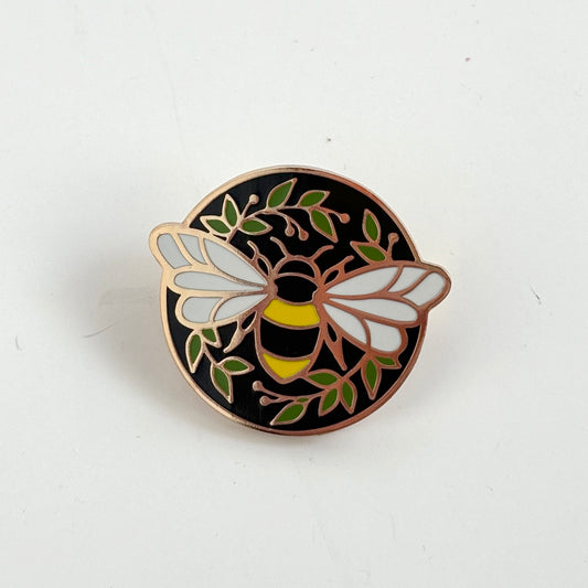 ROSE GOLD Bee Enamel Pin
